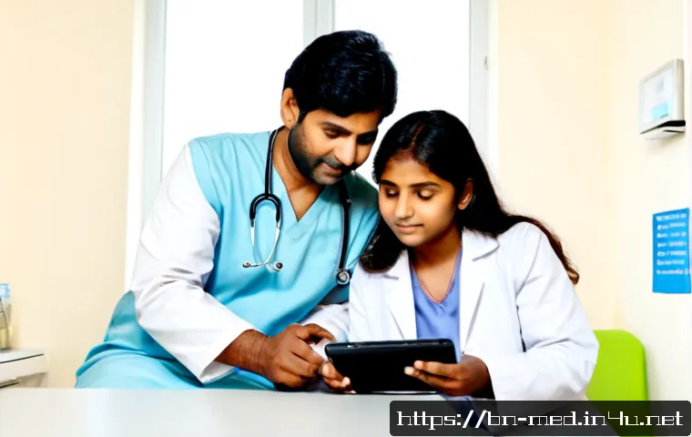 유전 질환 사례 - Photorealistic genetic counseling consultation in a modern clinic, Bengali family of three generatio...